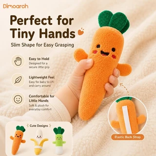 Dimoarch Cute Veggie Plush Toy Baby Hand Grip Soft Toy ของขวัญส่งเสริมการขายแบบสุ่ม