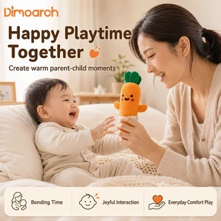 Dimoarch Cute Veggie Plush Toy Baby Hand Grip Soft Toy ของขวัญส่งเสริมการขายแบบสุ่ม