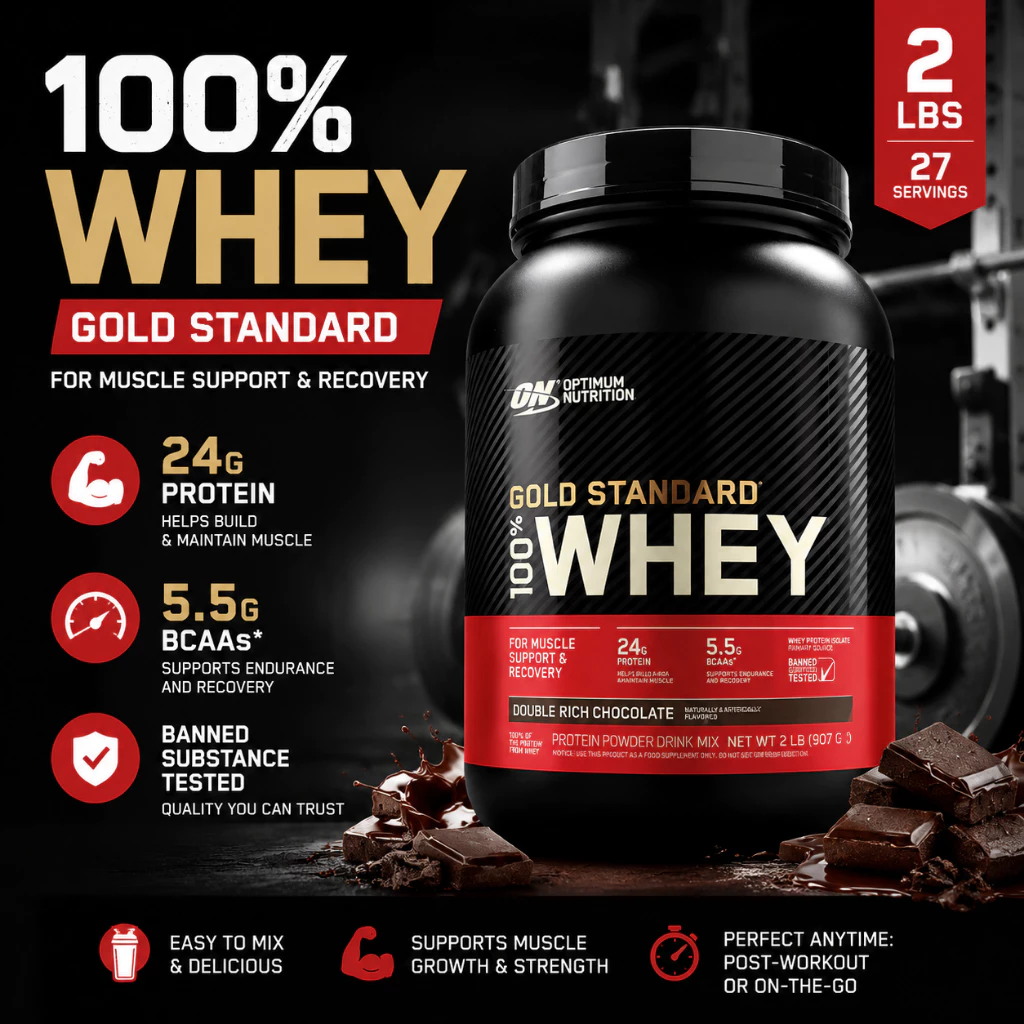 Optimum Nutrition Gold Standard Whey 2lbs บนเวย์ 2lbs