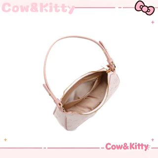 กระเป๋าสะพายสีชมพูน่ารัก Cow&Kitty มีจี้เมฆ กระเป๋าสะพายข้างน่ารัก