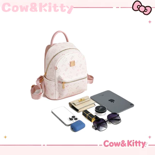 กระเป๋าเป้ Cow&Kitty กระเป๋าเป้สีชมพู Hello Kitty Series กระเป๋าเป้สะพายหลัง