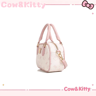 กระเป๋าถือสีชมพู Cow&Kitty กระเป๋าถือสีชมพู สไตล์เกาหลี สำหรับสตรี