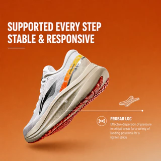 LI-NING YUEYING 6 ARHW017 Men Running Shoes ของแท้อย่างเป็นทางการ, Light Breathable Upper, Anti-Twist Arch Support, Anti-Slip Wearproof Sole for Daily Jogging Training