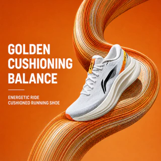 LI-NING YUEYING 6 ARHW017 Men Running Shoes ของแท้อย่างเป็นทางการ, Light Breathable Upper, Anti-Twist Arch Support, Anti-Slip Wearproof Sole for Daily Jogging Training