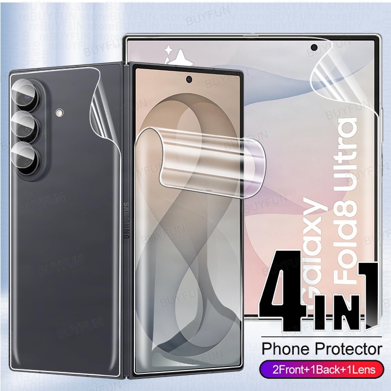 สําหรับ Samsung Galaxy Z พับ 8 Ultra 5G 8.0 "SM-F976B/DS F976U1 zFold8 Ultra zFold8Ultra 7 กลับด้านห