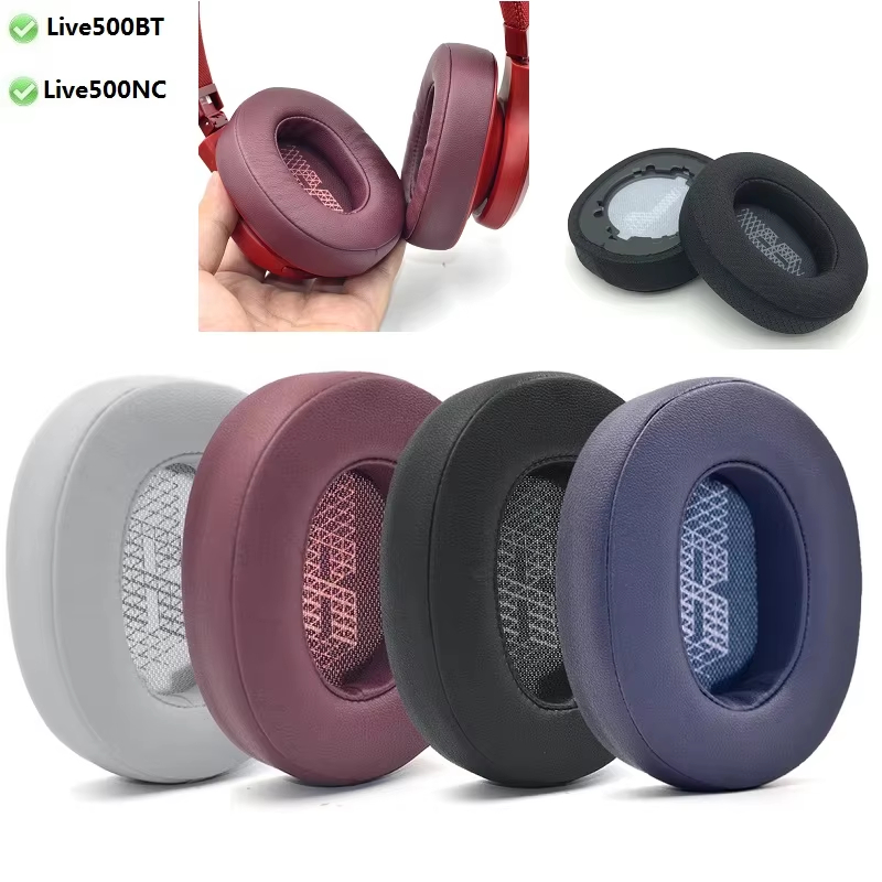 แผ่นรองหูฟังสําหรับ LIVE500BT LIVE500NC หูฟังเปลี่ยน Live 500BT/500NC ที่ครอบหู Earmuffs หมอนหู