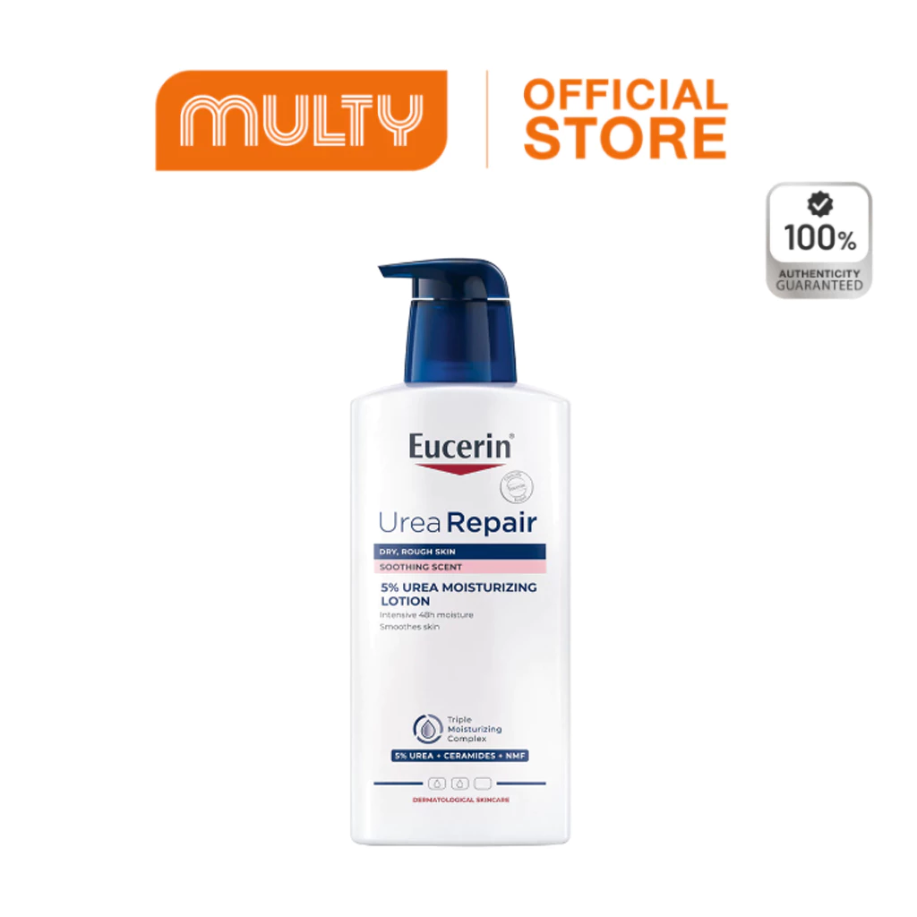 MULTY UREA REPAIR PLUS 5% UREA LOTION 48H LONG-LASTING HYDRATION 400 ML โลชั่นยูเซอรินสําหรับผิวแห้งและเป็นขุยมาก