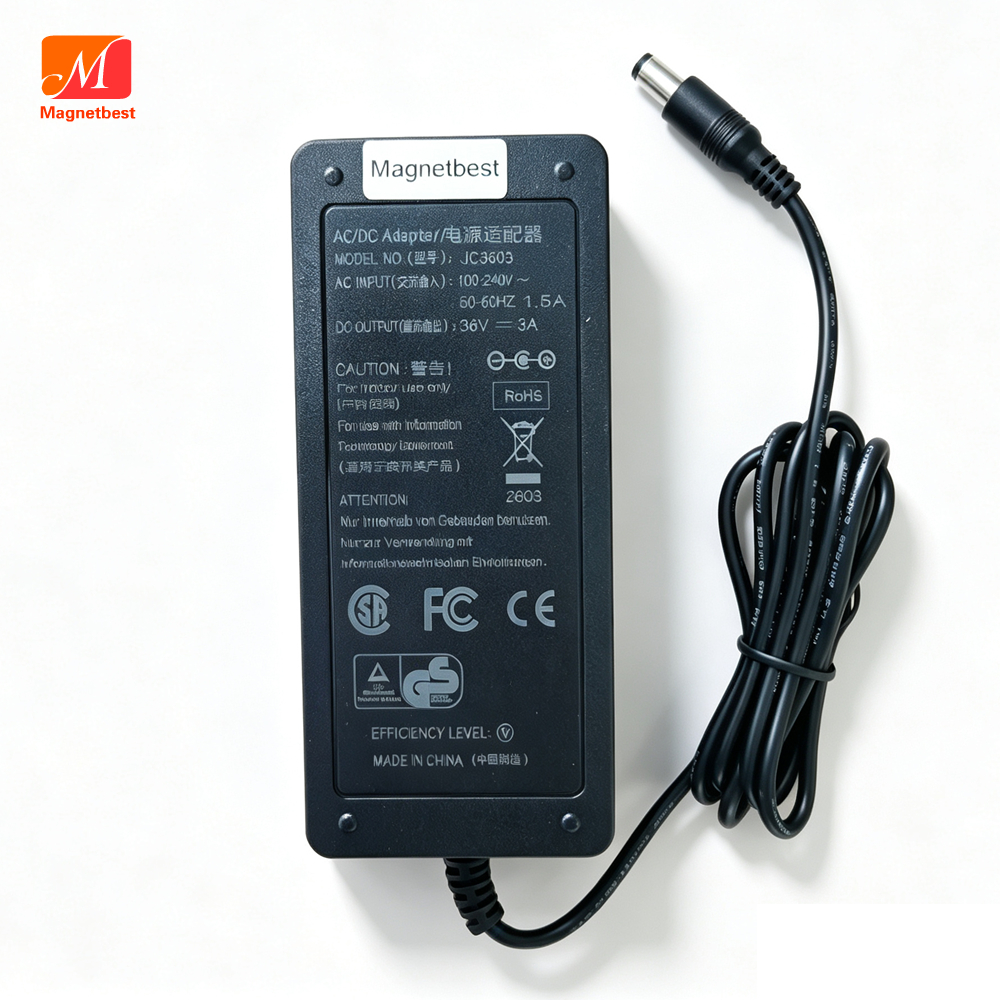 36V 3A 108W AC DC Adapter Charger สําหรับ 5050 3528 ไฟ LED กล้องวงจรปิด 36V3A แหล่งจ่ายไฟ DC 5.5*2.5