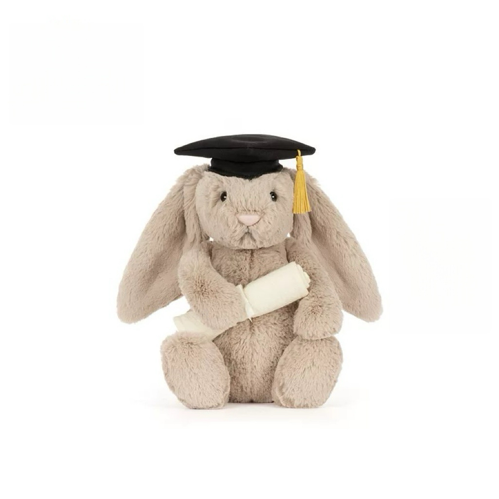 ชุดรับปริญญา Bashful Bunny so Cute Soft Gift Plush Toy Hot Baby Soothing Doll