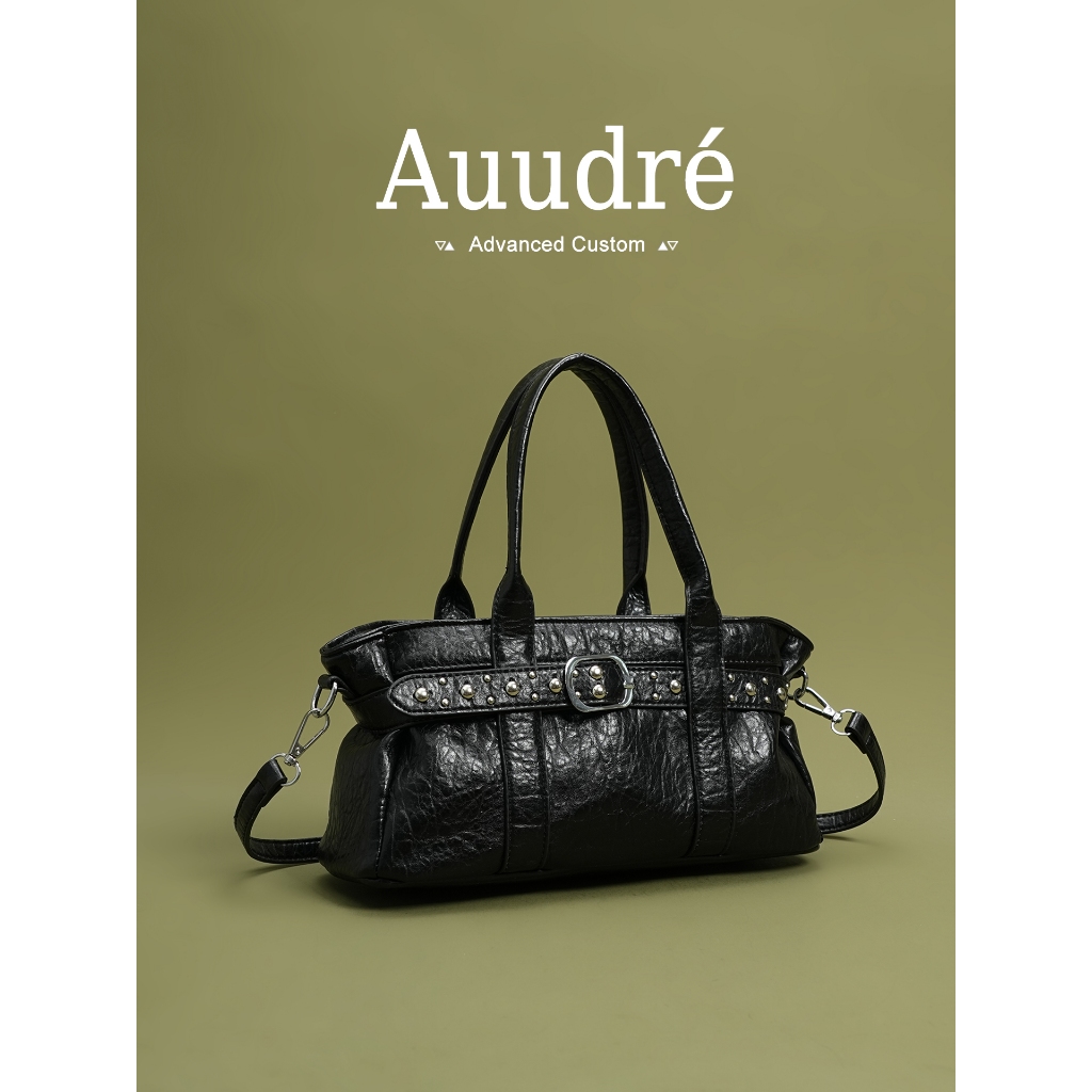 Auudre Retro Niche Handbag Female Commuter Crossbody Small Bag