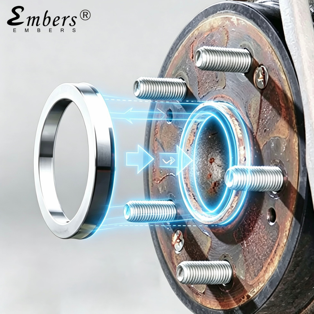 Embers อลูมิเนียม 4PCS ล้อ Hub Center แหวนล้อรถ Bore 74.1-54.1,74.1-56.1,74.1-56.6,74.1-63.3,74.1-64
