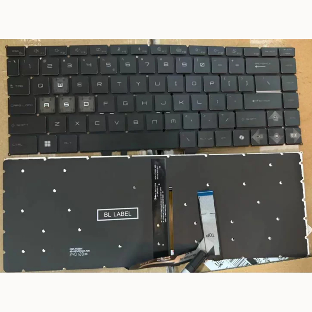 US สําหรับ MSI Thin A15 AI B8VF บาง A15 B7UC B7UCX B7VE B7VF MS-16R8 แป้นพิมพ์แล็ปท็อป