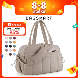 BAGSMART กระเป๋า ความจุขนาดใหญ่ กระเป๋าฟิตเนส แบบแยกแห้ง และเปียก Travel Duffel Bag Gym Bag
