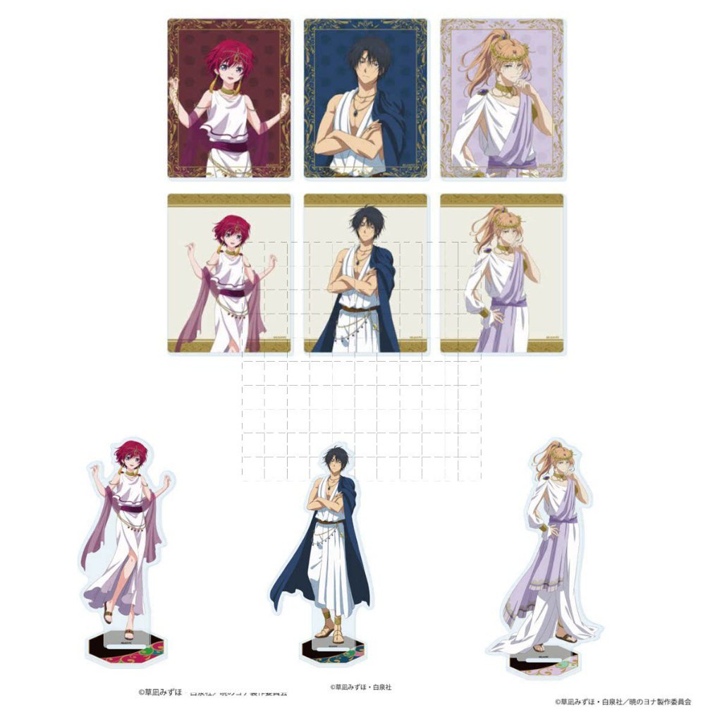 Akatsuki no Yona Yona Hak Kija Jae-Ha ชุดการ์ดพวงกุญแจขาตั้งอะคริลิค