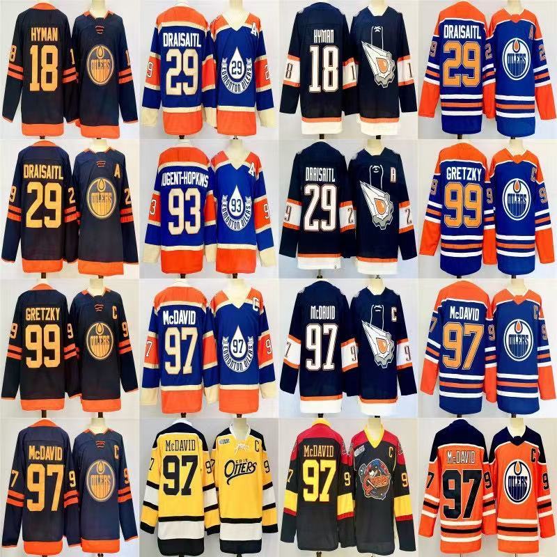 NHL hockey jersey กีฬาแขนยาว Oilers hockey jersey nhl Oilers hockey jersey