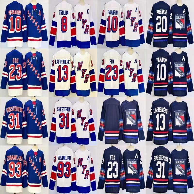 NHL hockey jersey กีฬาแขนยาว Rangers hockey jersey nhl New York Rangers hockey jersey