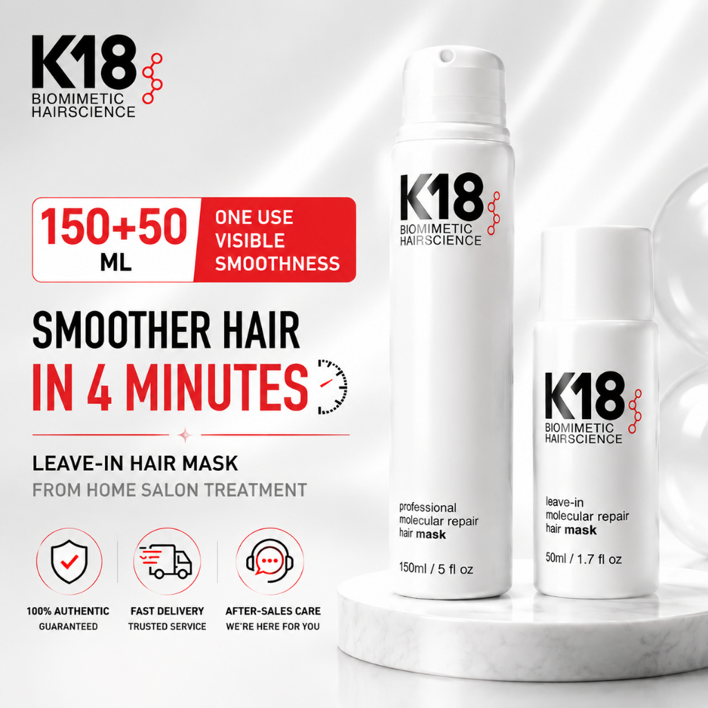 [100% แท้] K18 leave-in molecular repair hair mask (50/150ml) (เค18 ลีฟอิน โมเลกุลลา รีแพร์ แฮร์ มาส์ก)