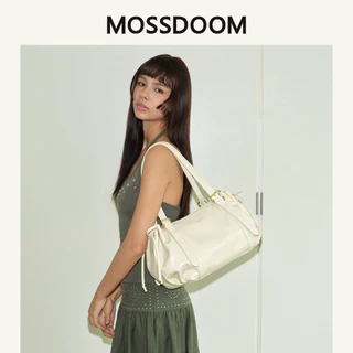 MOSSDOOM Lyva Bag กระเป๋าสะพายไหล่ทรงโฮโบ ใบใหญ่ หนังสัมผัสนุ่ม จุของได้เยอะ ดีไซน์เรียบหรู แมตช์ทุกลุค