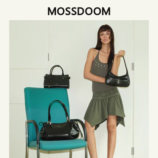 MOSSDOOM Lyva Bag กระเป๋าสะพายไหล่ทรงโฮโบ ใบใหญ่ หนังสัมผัสนุ่ม จุของได้เยอะ ดีไซน์เรียบหรู แมตช์ทุกลุค