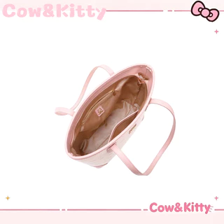 กระเป๋าโทท Cow&Kitty Multifunctional Pink Tote Bag กระเป๋าสะพายสุภาพสตรีความจุขนาดใหญ่ Cute Style Pink Handbag กระเป๋าสะพายไหล่ยอดฮิต ใส่แท็บเล็ตได้ จุของได้เยอะ