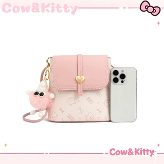 กระเป๋าสะพายข้าง Cow&Kitty กระเป๋าสะพายไหล่ผู้หญิงวัสดุแข็งแรงทนทาน รับน้ำหนักดี ไซส์กระทัดรัดพกพาสะดวก ดีไซน์เรียบง่ายเข้ากับทุกลุค ของใช้