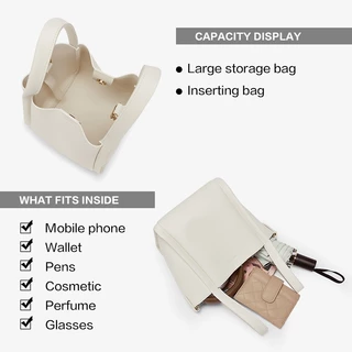 BOSTANTEN Plump Bag กระเป๋าถือ ความจุขนาดใหญ่ แฟชั่นสไตล์เกาหลี สําหรับผู้หญิง ของขวัญผู้หญิง