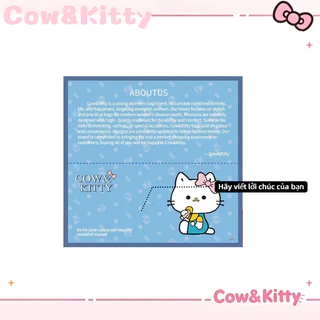 การ์ดข้อความพิเศษ แบรนด์ Cow&Kitty ลายน่ารัก สำหรับของขวัญทุกโอกาส