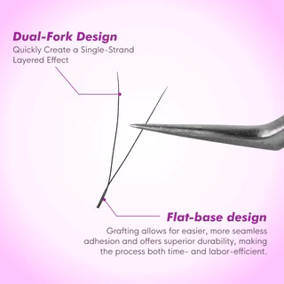 Genielash Premium Narrow YY Eyelash Extension ขนตาปลอมนุ่มแสงธรรมชาติ พร้อมส่ง