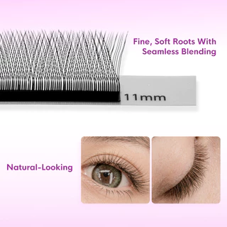 Genielash Premium Narrow YY Eyelash Extension ขนตาปลอมนุ่มแสงธรรมชาติ พร้อมส่ง