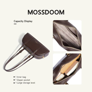 MOSSDOOM The Muse Siella Bag กระเป๋าสะพายไหล่ทรงยาว เรียบหรู มินิมอล แมตช์ได้ทุกลุค