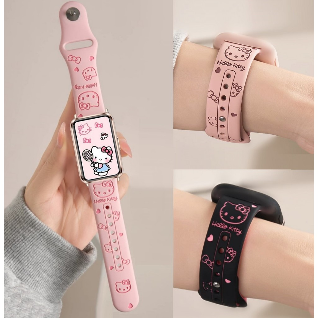 Cute Carved Strap Compatible For สาย Samsung Galaxy Fit 3 Strap สาย Samsung Fit 3 Strap Soft สาย Sam