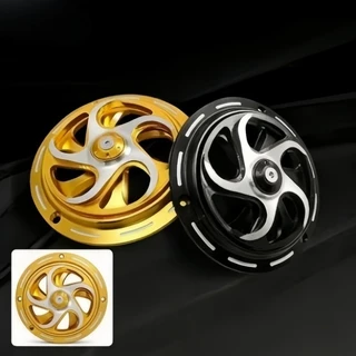 CNC หมุนได้ฝาครอบพัดลมแผ่นเหมาะสําหรับ VESPA Sprint/Primavera/S125/GTS300 และ Lambretta v200 4 สีติดตั้งง่ายทนทาน