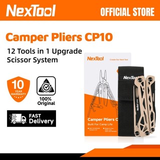 Nextool Camper คีม CP10 เครื่องมือมัลติฟังก์ชั่น 12-in-1 Home คีมสแตนเลสกลางแจ้ง NE20425