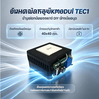 1 ชุด 40*40 มม.ชิปเครื่องทําความเย็นเซมิคอนดักเตอร์ SR-01 5V DIY Thermoelectric Cooler Peltier Elemente โมดูล