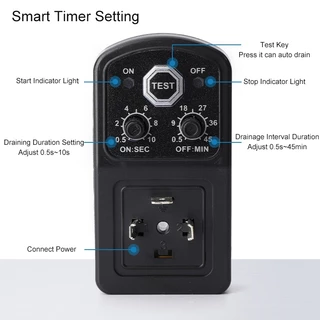 Ac/dc แรงดันไฟฟ้าทองเหลืองอิเล็กทรอนิกส์ Solenoid ท่อระบายน้ําวาล์วสยามประเภทและแยกประเภทวาล์วพร้อมตัวจับเวลา OPT น้ําปล่อยอัตโนมัติเก็บ