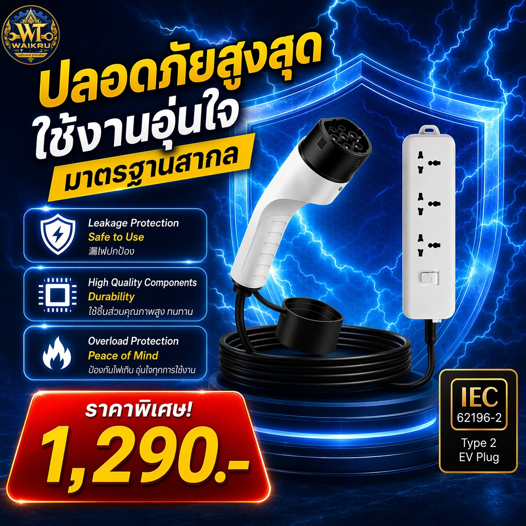 สำหรับเสียบไฟจากรถ  สำหรับรถยนต์ไฟฟ้า BYD V2L Discharge Power Supply Vehicle to Load ปลั๊ก V2L
