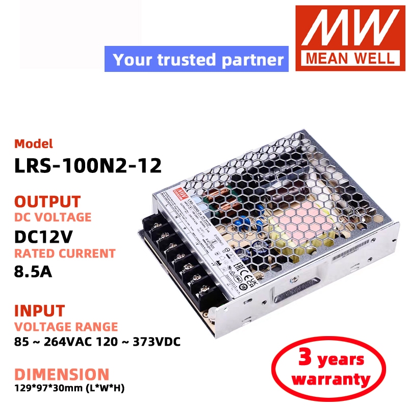 MEAN WELL LRS-100N2-24 LRS-100N2-12 LRS-100N2-36 LRS-100N2-48 Switching Power Supply Meanwell DC Pow