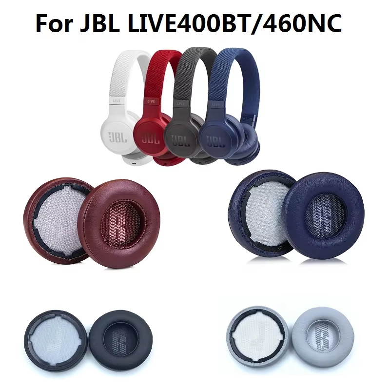 แผ่นรองหูฟังสําหรับ LIVE400BT 460NC หูฟังเปลี่ยน Live 400BT/460NC ที่ครอบหู Earmuffs หมอนหู