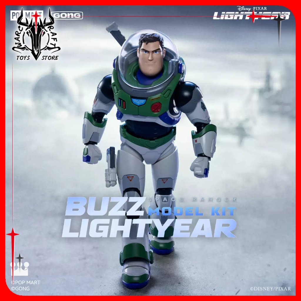 มีสินค้าในสต็อกPOP MART GONG Galactic Story: Buzz Lightyear Assembly Action Figure