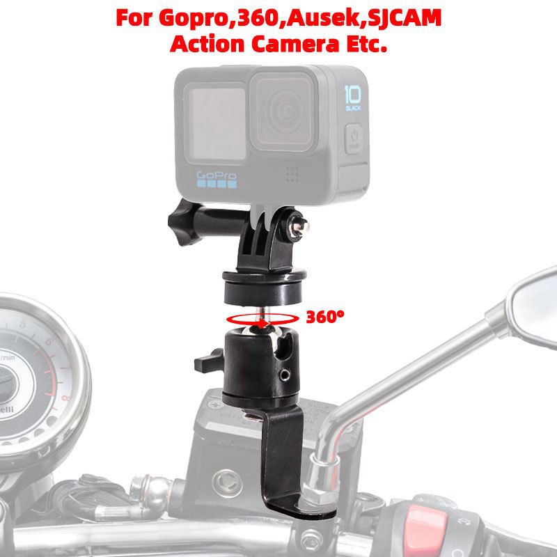 เมาท์ยึดกล้องมองหลัง อลูมิเนียม อุปกรณ์เสริม สําหรับ Gopro Hero Insta360 DJI