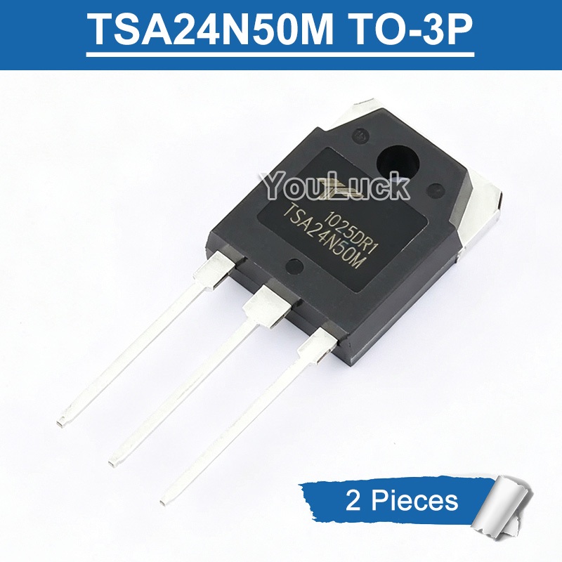 2 ชิ้น TSA24N50M TO-3P 24A/500V N-Channel MOSFET ทรานซิสเตอร์ใหม่เดิม