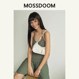 MOSSDOOM Zovie Bag กระเป๋าสะพายไหล่ทรงมินิ หนังสัมผัสนุ่ม ปรับสายได้ ดีไซน์โค้งมน เรียบหรู พกพาง่าย