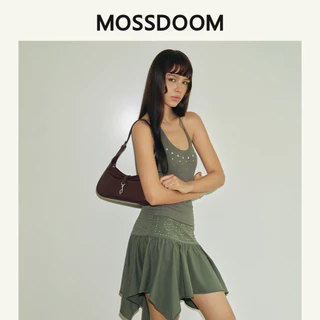 MOSSDOOM Zovie Bag กระเป๋าสะพายไหล่ทรงมินิ หนังสัมผัสนุ่ม ปรับสายได้ ดีไซน์โค้งมน เรียบหรู พกพาง่าย
