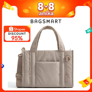 BAGSMART กระเป๋า Tote สำหรับผู้หญิงพร้อมกระเป๋าไหล่ซิป กระเป๋าถือ Crossbody ขนาดเล็กสำหรับผู้หญิงสำหรับการท่องเที่ยว