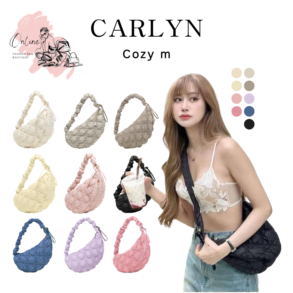 Carlyn Cozy M Bag กระเป๋าหนังสุดชิค รุ่น H72303010 ของแท้ 100%