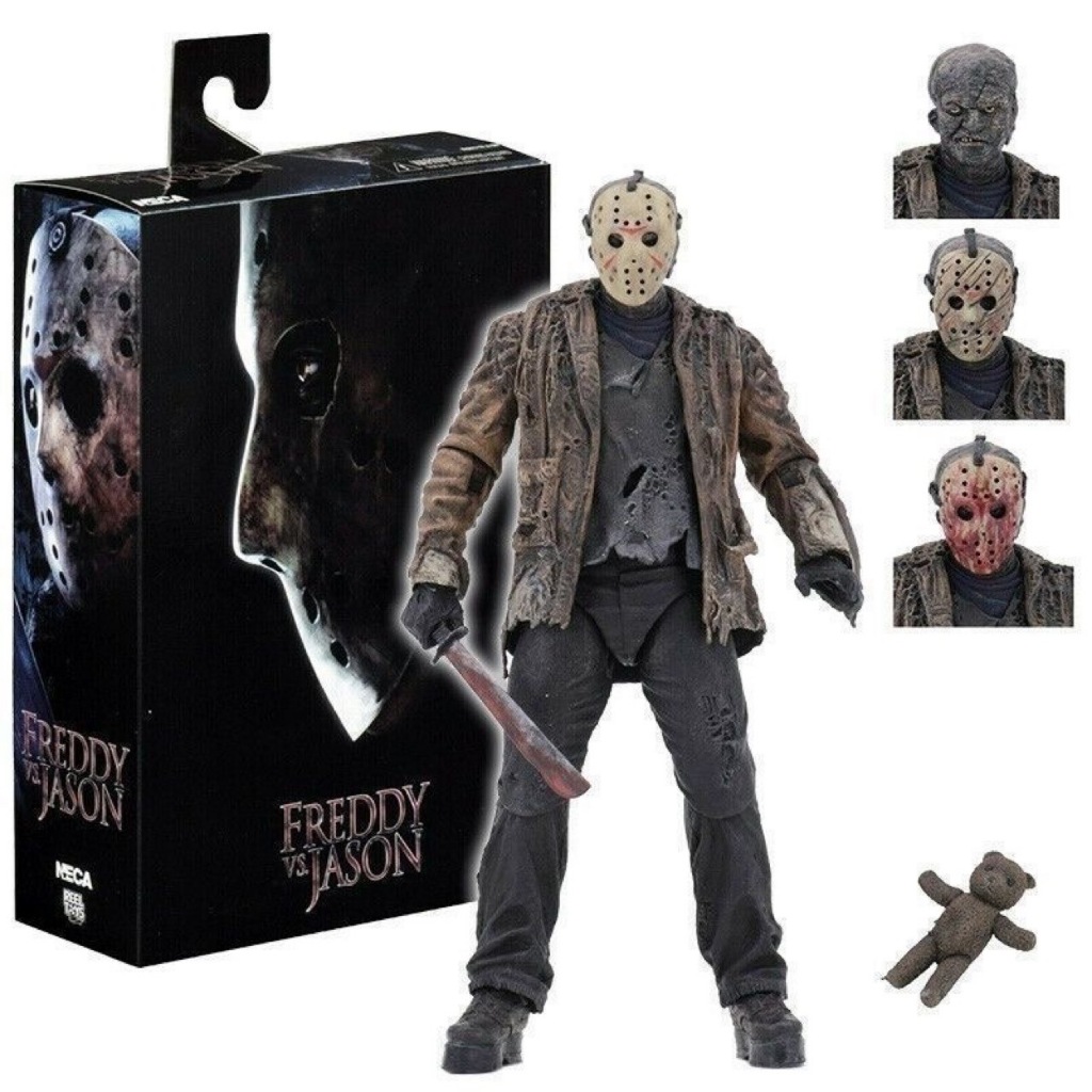 NECA Ultimate Jason Voorhees Freddy vs Jason 7 นิ้ว Action Figure Friday The 13th สยองขวัญสะสม