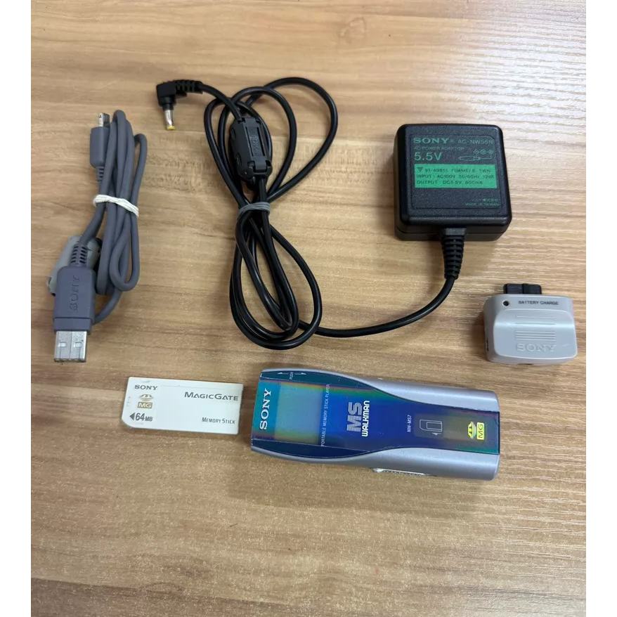 Sony NW-MS7 WALKMAN เครื่องเล่นเพลงดิจิตอล – เมมสติ๊ก ครบชุด VintageAudio MP3Player Sony