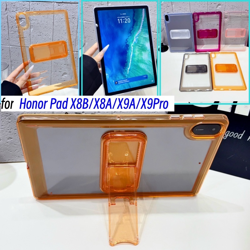 TPU Stand Clear สีสําหรับ HUAWEI Honor Pad X8a LTE 11 "2025 X8A 2024 X8B 2026 X9a 11.5 X9 Pro 11.5 น