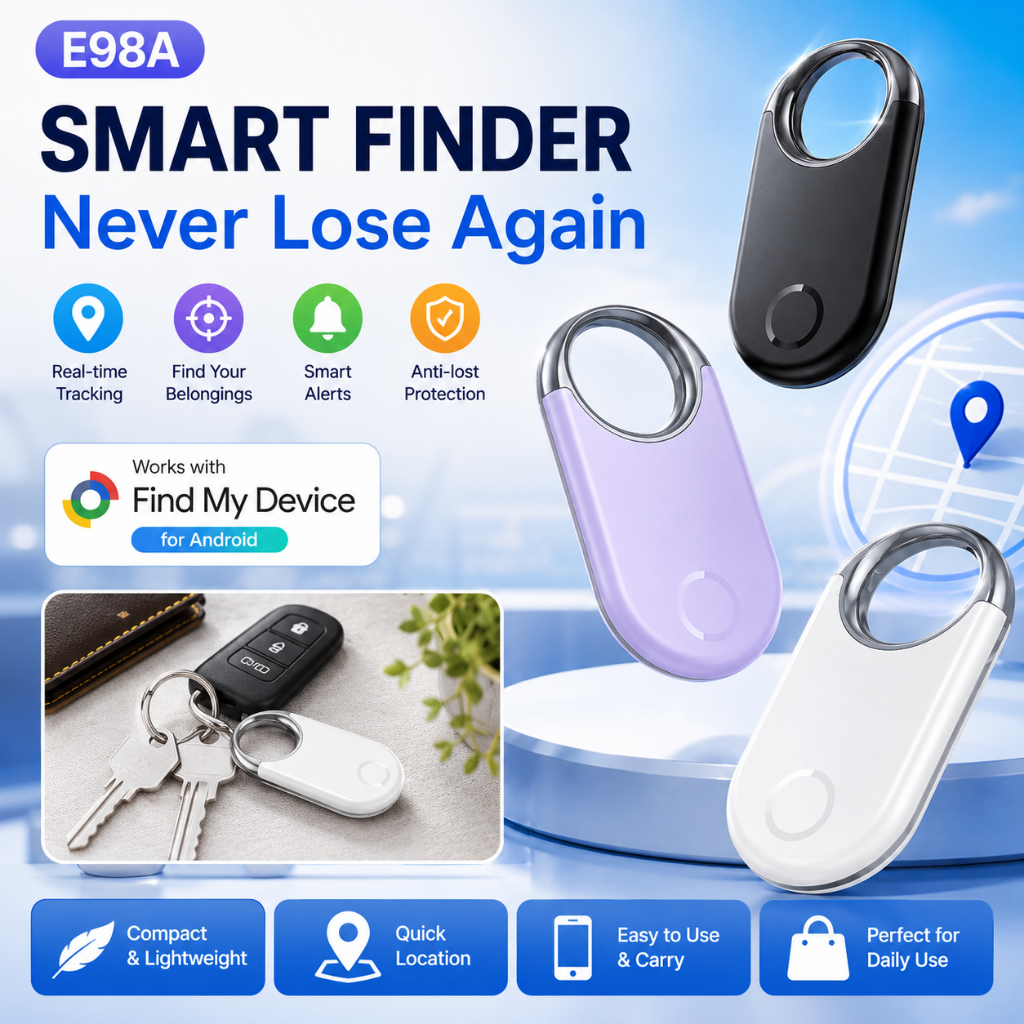 รองรับ Google Find My Device GPS ติดตามกุญแจ ป้องกันของหาย ระบุตำแหน่งเรียลไทม์ ใช้กับมือถือ Android