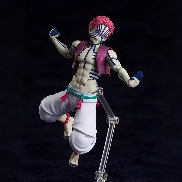 figma SP-146 Akaza Demon Slayer ตุ๊กตาขยับแขนขา โมเดลสะสม ของตกแต่ง ของขวัญ